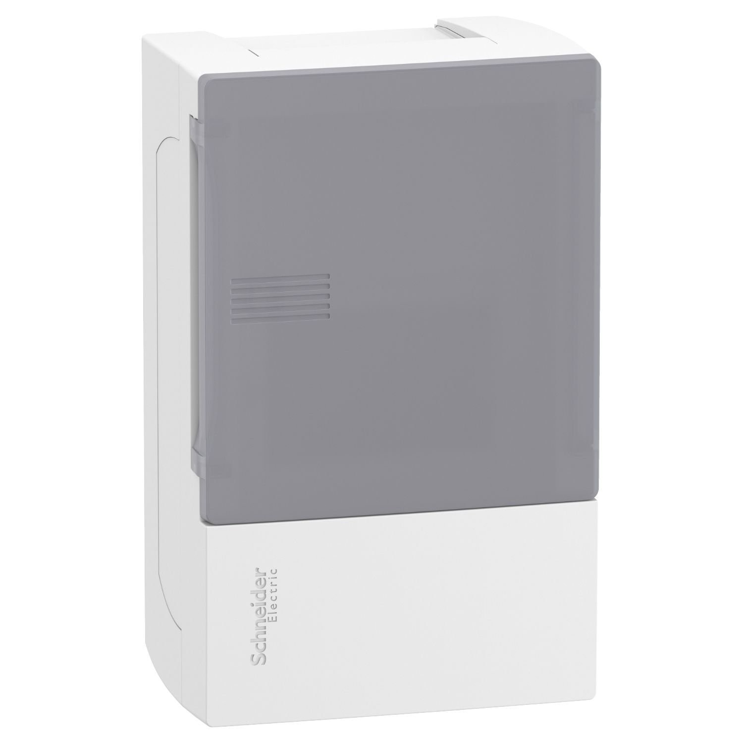 MIP10104T Enclosure, Resi9 MP, surface mounting, 1 row of 4 modules, IP40, translucid door, no terminal block