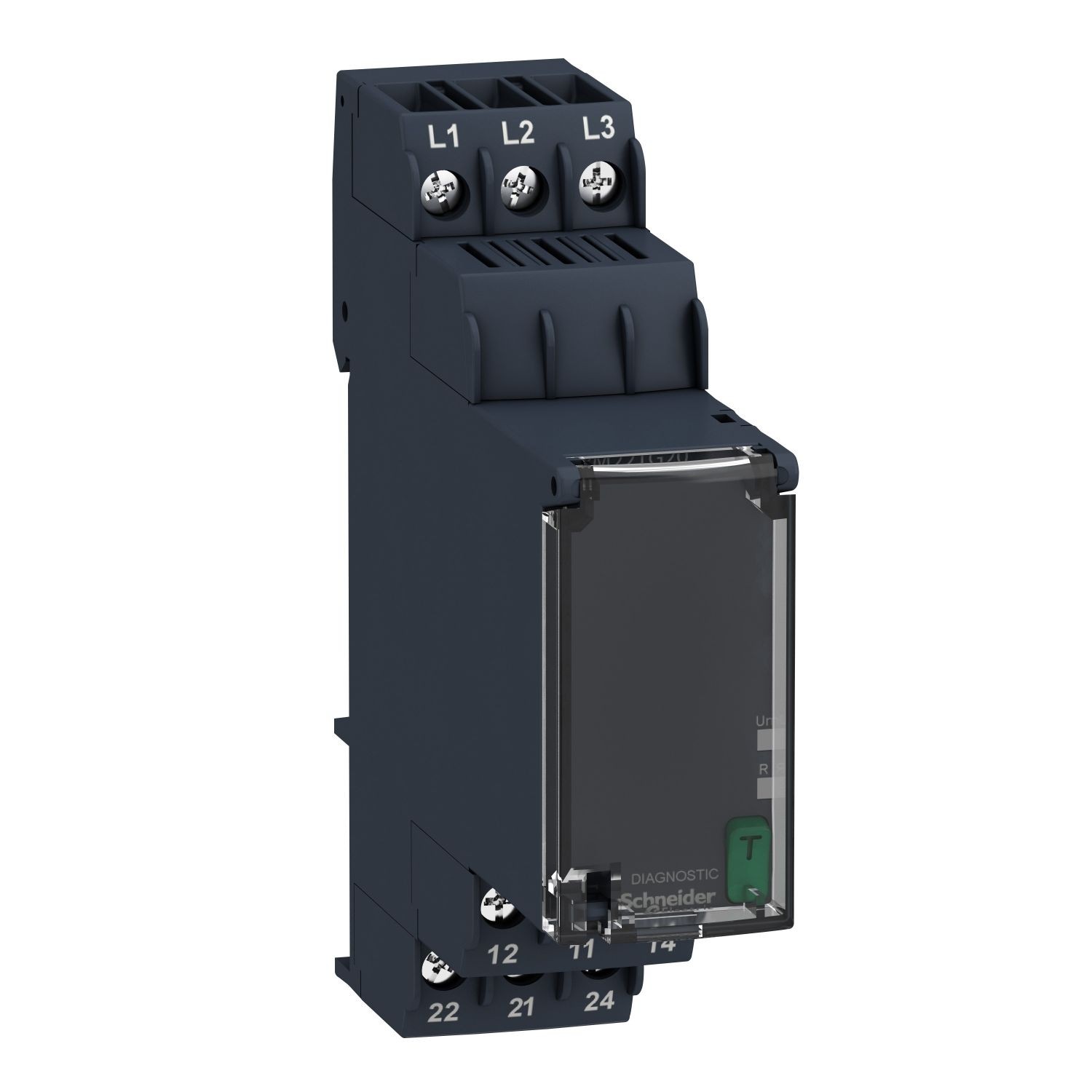 RM22TG20 Harmony, Modular 3-phase supply control relay, 8A, 2 CO, 183…528VAC