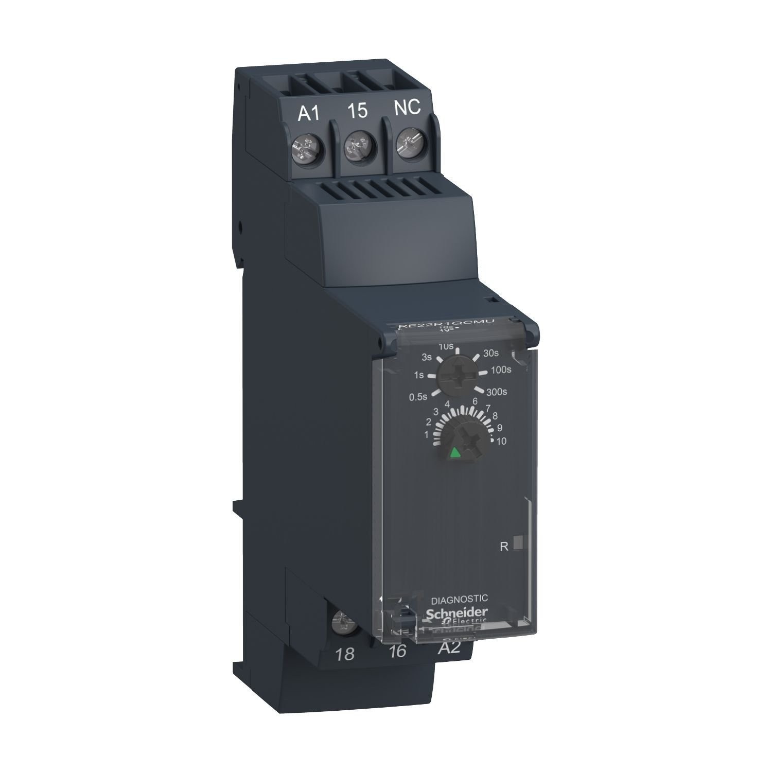 Schneider RE22R1QCMU 2-240V AC 24V DC 1 K/A Yıldız-Üçgen Zaman Rölesi