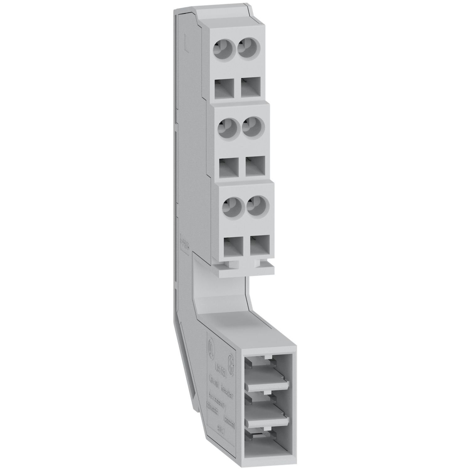 33098 3 wires terminal block, MasterPact NT, ComPacT NS630b to NS1600, for drawout devices, spare part