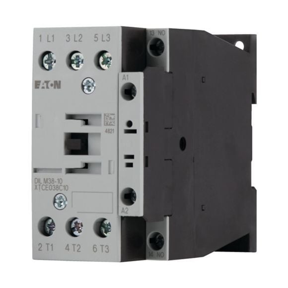 112432 DILM38-10(24V50/60HZ) - Contactor, 3 pole, 380 V 400 V 18.5 kW, 1 N/O, 24 V 50/60 Hz, AC operation, Screw terminals