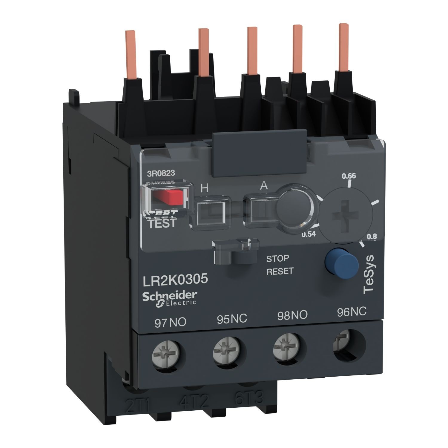 Schneider LR2-K0305 0.54-0.8A K Serisi Termik Röle