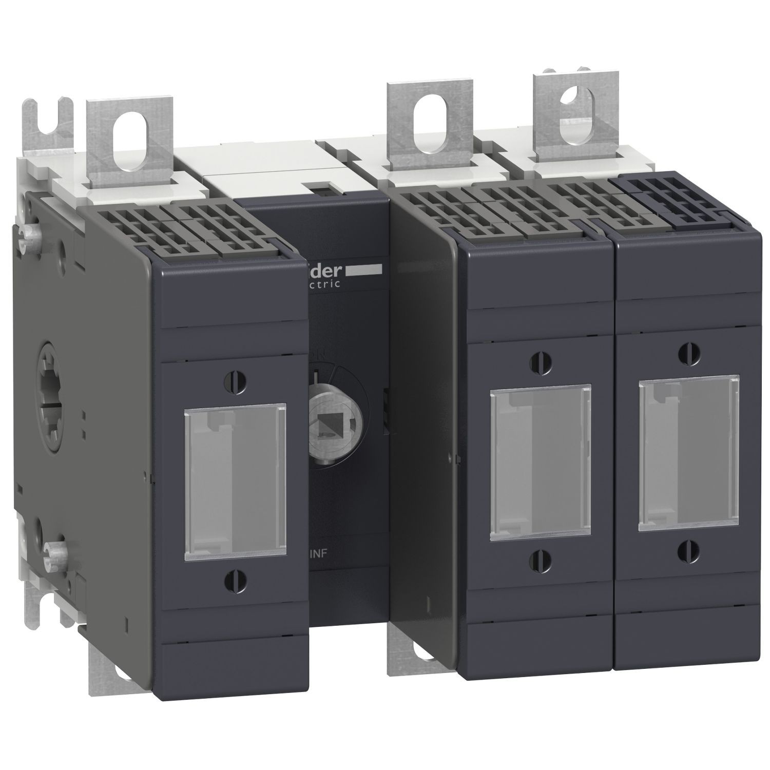 LV480416 Switch disconnector fuse, Fupact INFD160, 160 A, 3 poles 3F, fuse type DIN 000/00, front control