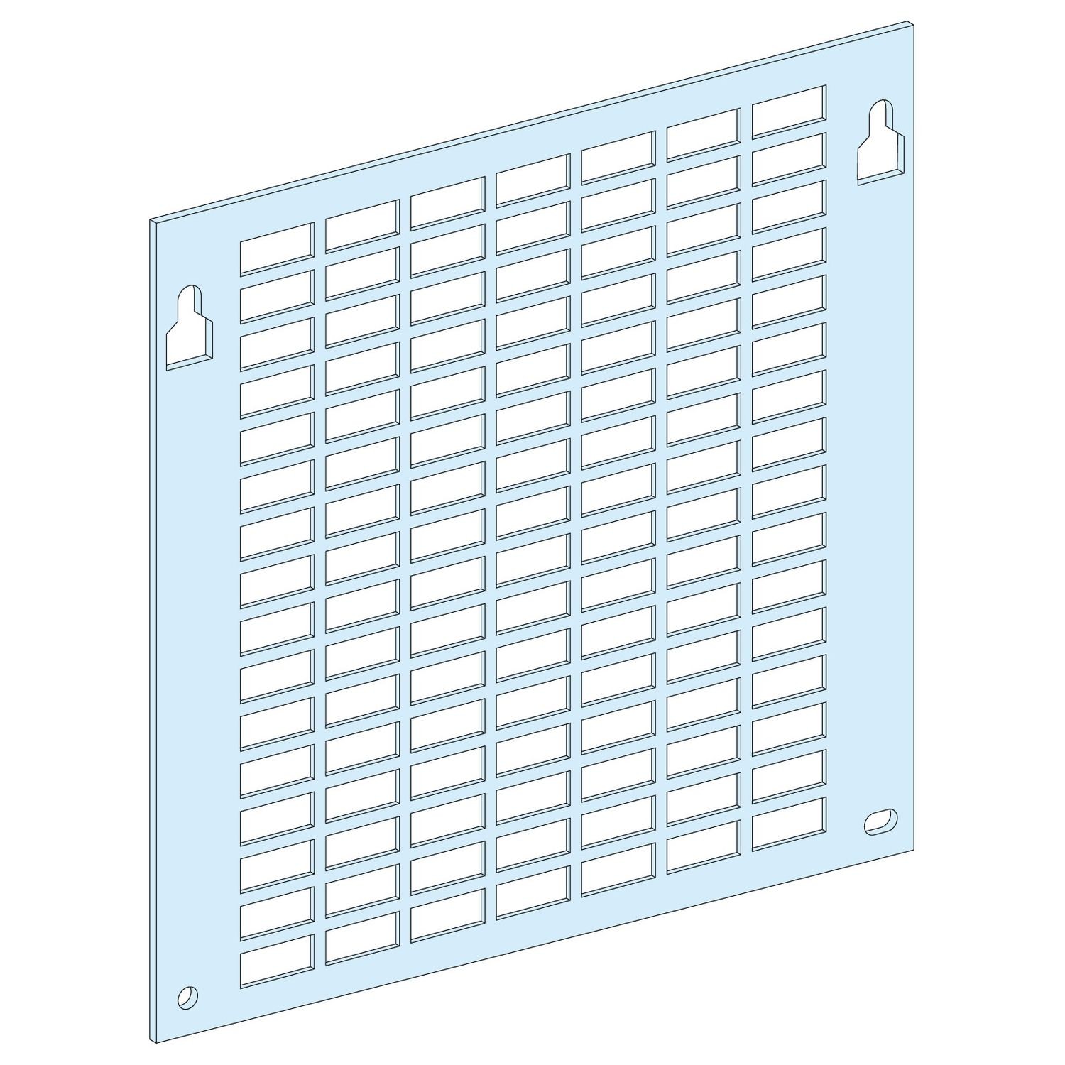 Schneider Electric 03170 SLOTTED MOUNTING PLATE W600 4M