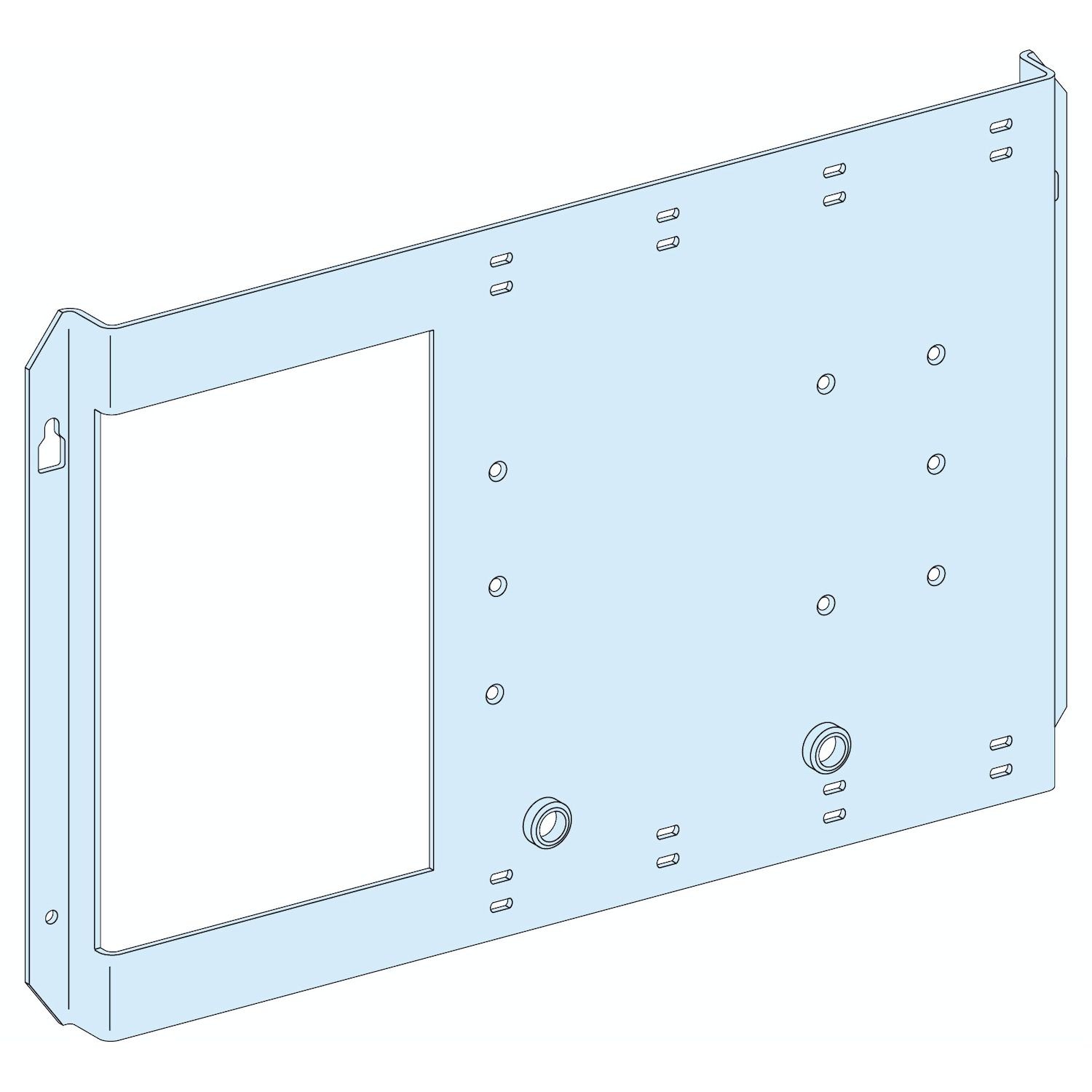 Schneider Electric 03070 MOUNTING PLATE NSX/CVS/INS 630 HZ. FIX. TOGGLE