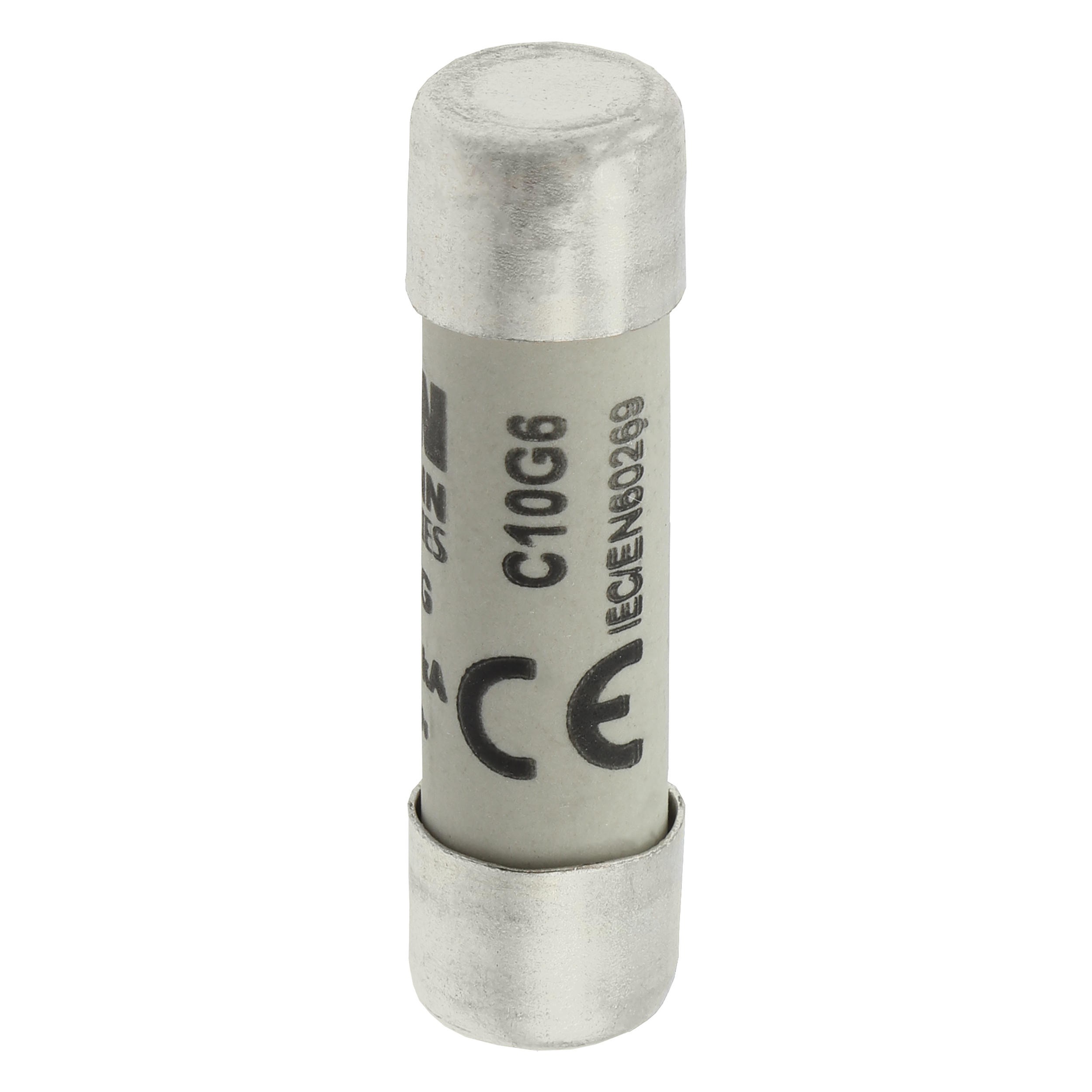 C10G6 CYLINDRICAL FUSE 10 x 38 6A GG 500V AC - Fuse-link, LV, 6 A, AC 500 V, 10 x 38 mm, gL/gG, IEC