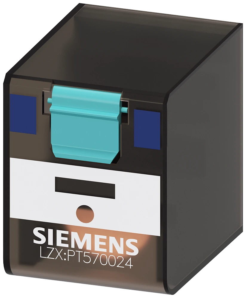 LZX:PT570024 Relais enfichable, 4 contacts inverseurs 24 V DC, 6 A, largeur 22,5 mm pour prises LZS