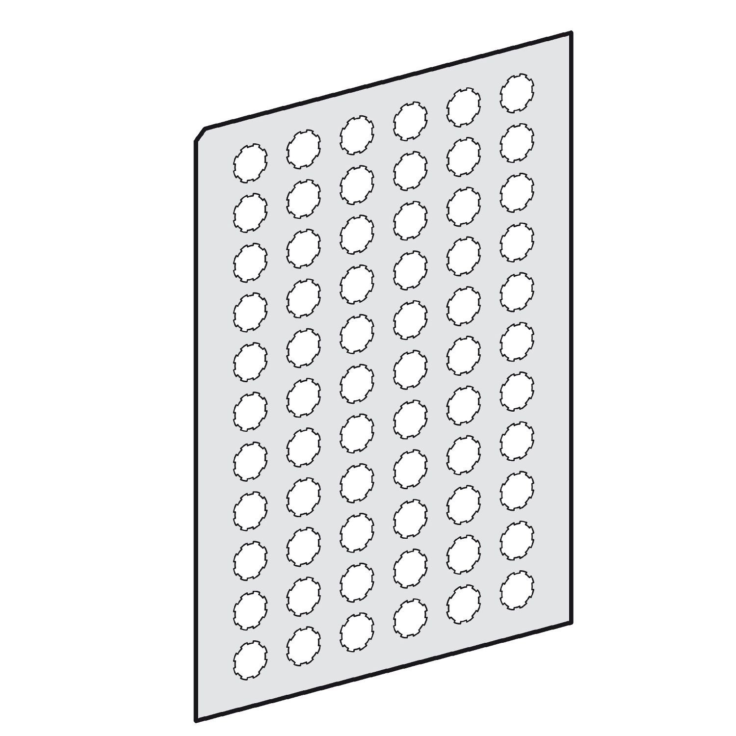 Schneider Electric ZBY1101 sheet of 66 self-adhesive unmarked legends