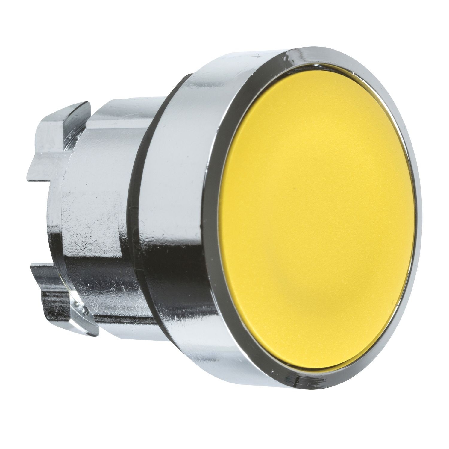 Schneider ZB4BA5 22mm Yaylı Dönüşlü Sarı Sıva Altı Buton Başlığı