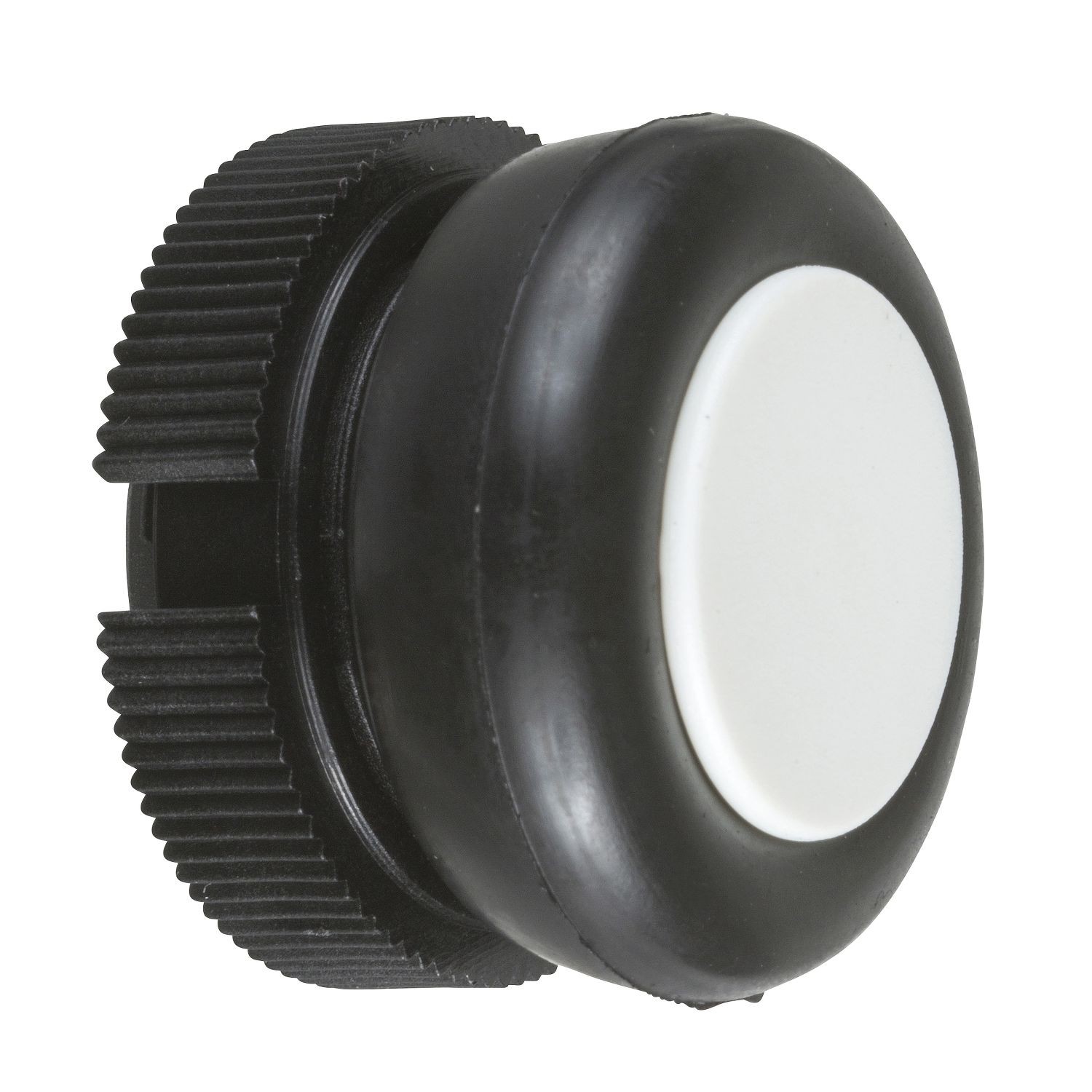 XACA9411 Head for push button, Harmony XAC, plastic, white, booted, spring return