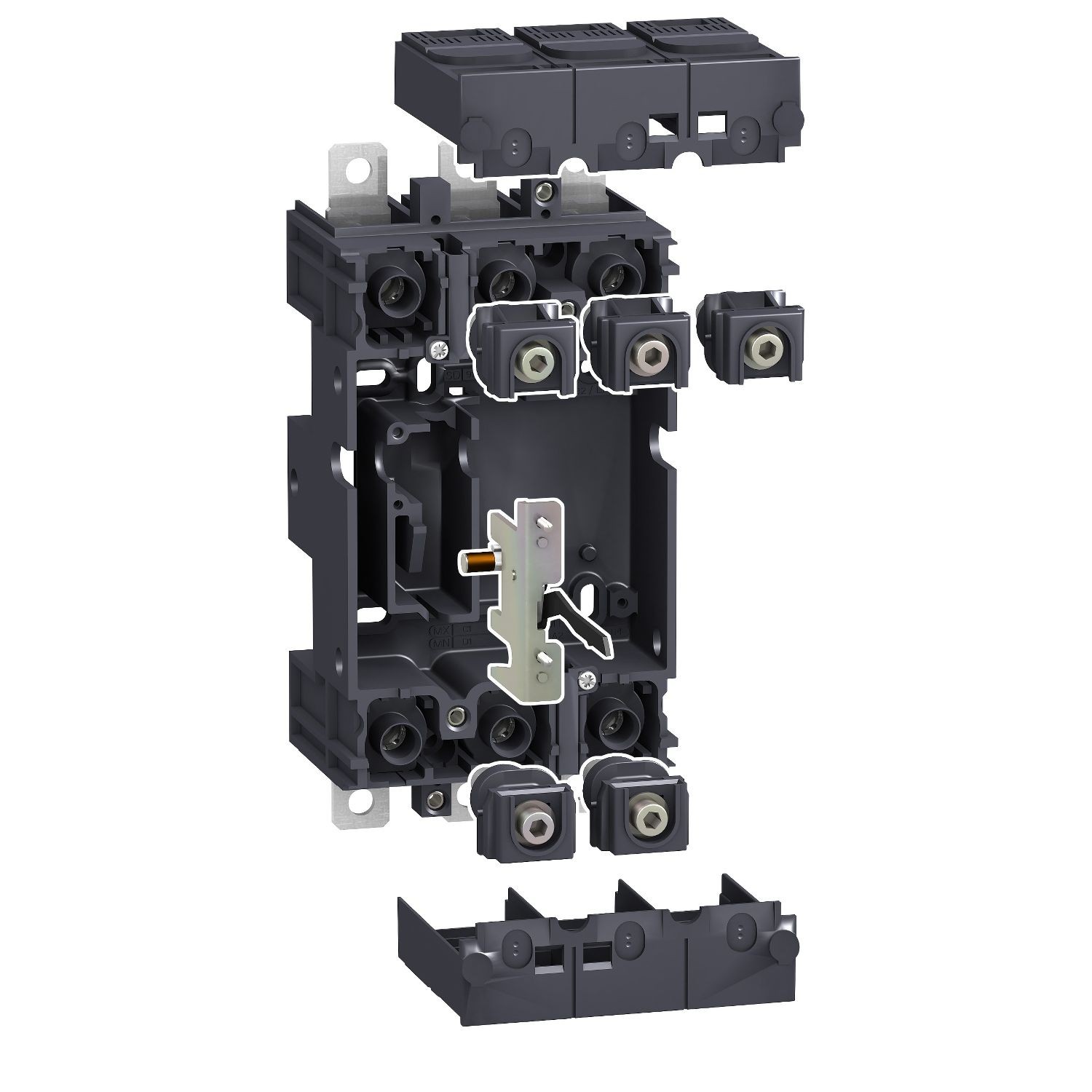 LV429289 plug-in kit, ComPact NSX100/160/250, 3 poles