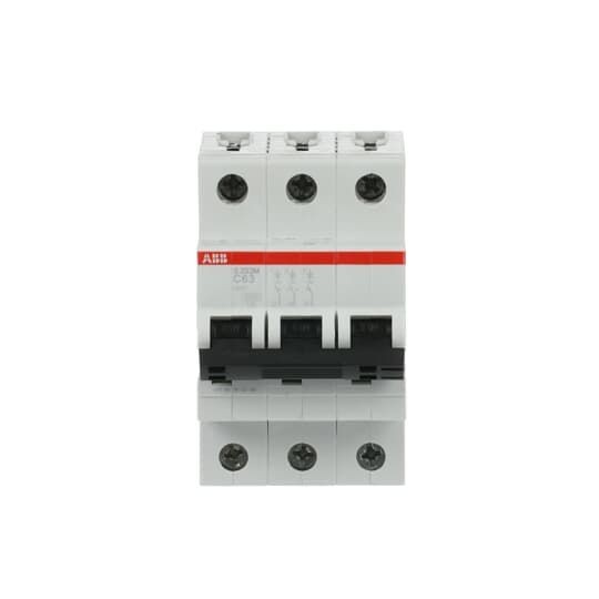 2CDS273001R0634 S203M-C63 Miniature Circuit Breaker - 3P - C - 63 A