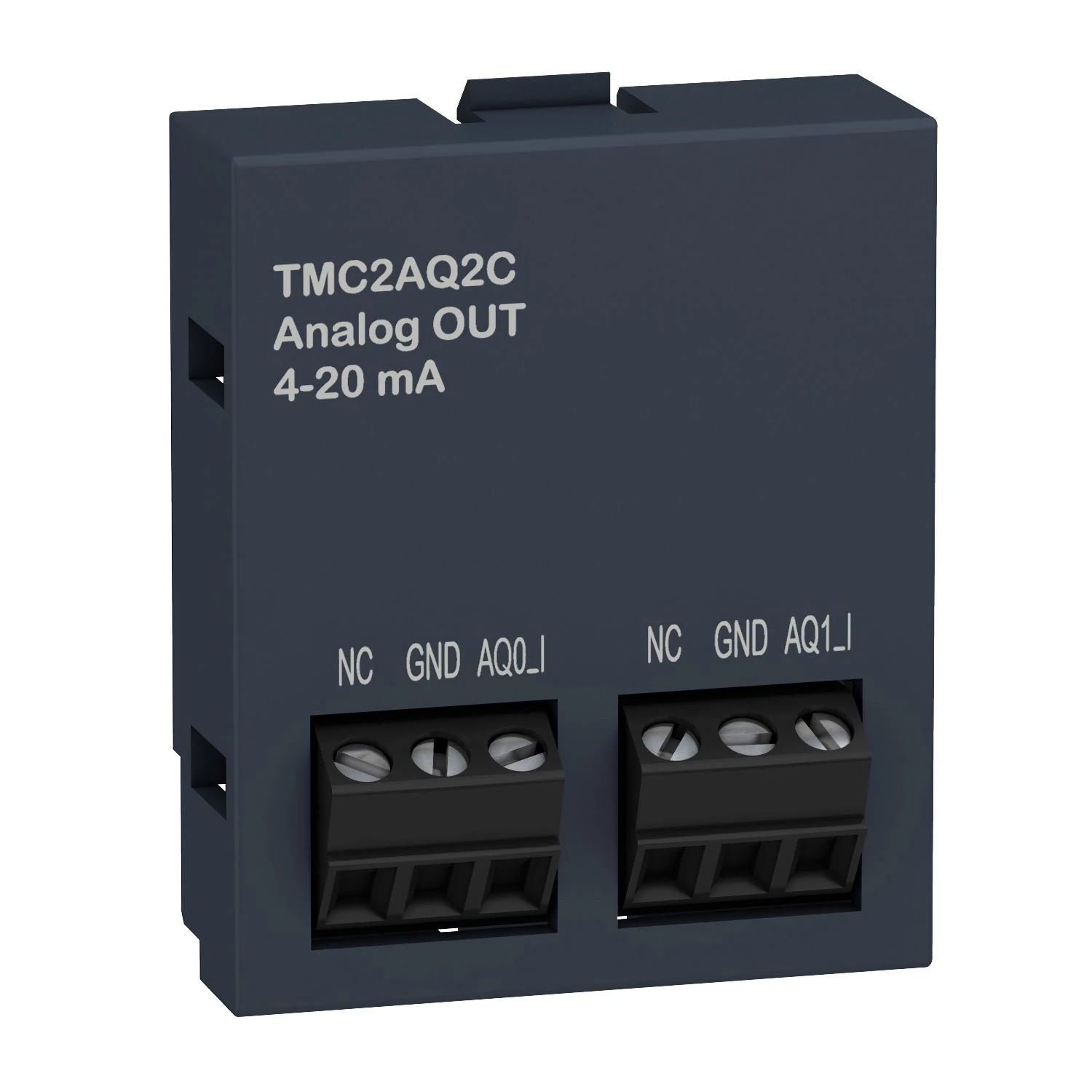 TMC2AQ2C Schneider Electric analogue output cartridge, Modicon M221, 2 analog current outputs, IO extension