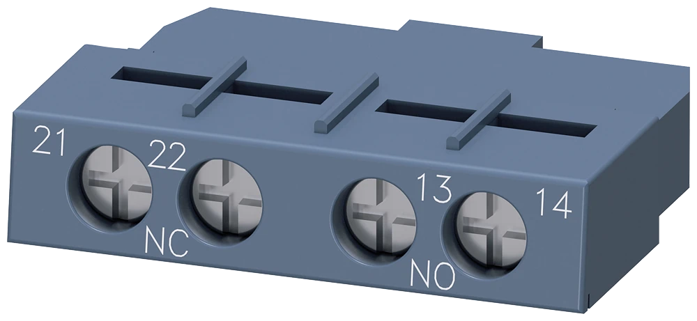 3RV2901-1E Interrupteur auxiliaire transversal 1 NO + 1 NF borne à vis pour disjoncteur 3RV2