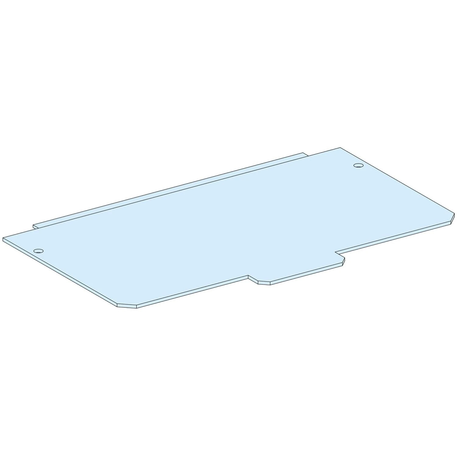 08874 PLAIN METAL GLAND PLATE W300 /G IP30