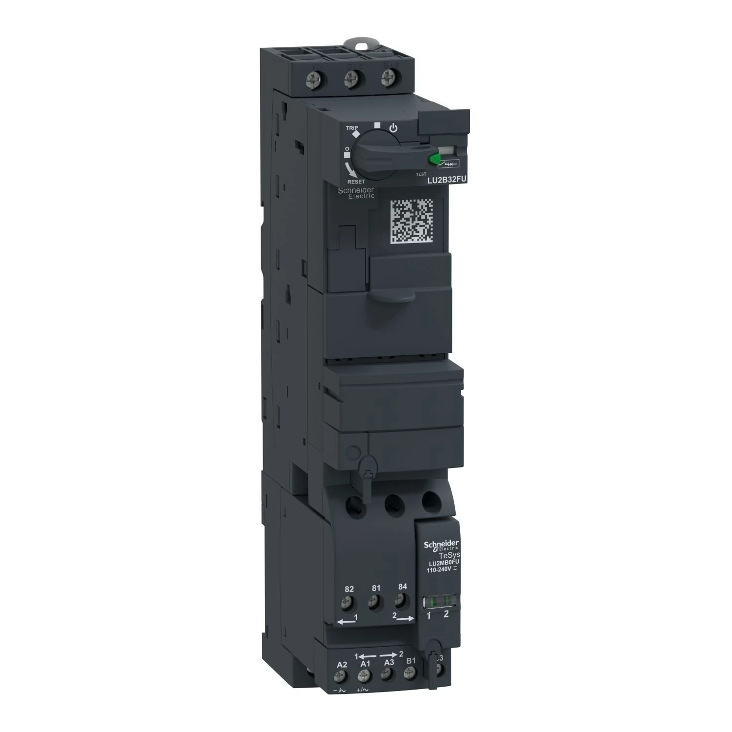 LU2B32FU Schneider Electric Käänteinen tehokanta, TeSys Ultra, 3P, 1NO + 1NC, 32A, 690 VAC, 110 - 240 VAC/DC käämi