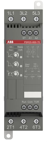 1SFA896108R7000 PSR25-600-70 Softstarter - 25 A - 208 ... 600 V AC