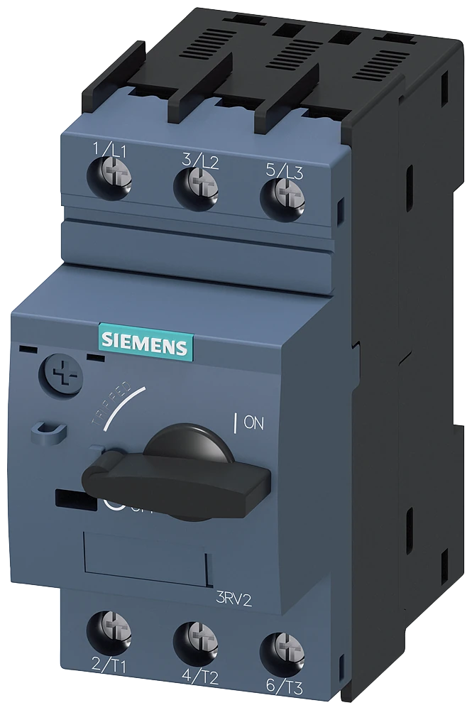 3RV2011-1DA10 Siemens Leistungsschalter Baugröße S00 für Motorschutz, CLASS 10 A-Auslöser 2,2...3,2 A N-Auslöser 42 A Schraubanschluss Standardschaltvermögen