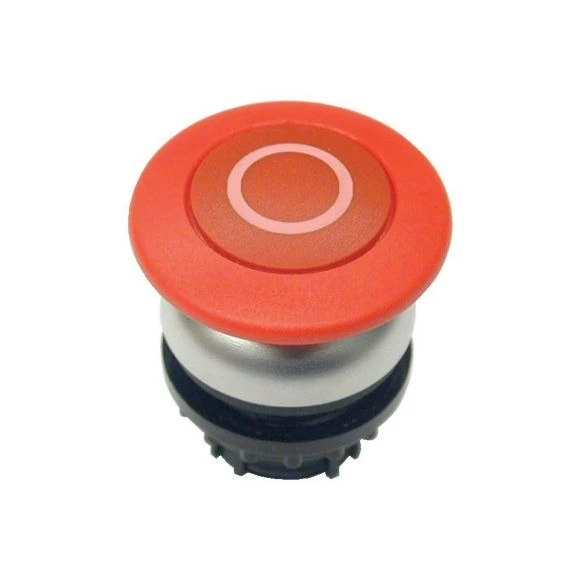 216720 M22-DP-R-X0 - Mushroom-toimilaite, RMQ-Titan, Mushroom, hetkellinen, Mushroom punainen, punainen, kaiverrettu, Kehys: titaani