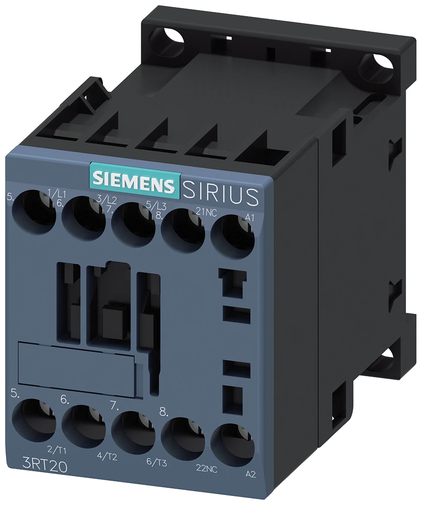 3RT2017-1AP02 power contactor, AC-3e/AC-3, 12 A, 5.5 kW / 400 V, 3-pole, 230 V AC, 50/60 Hz, auxiliary contacts: 1 NC, screw terminal, size: S00