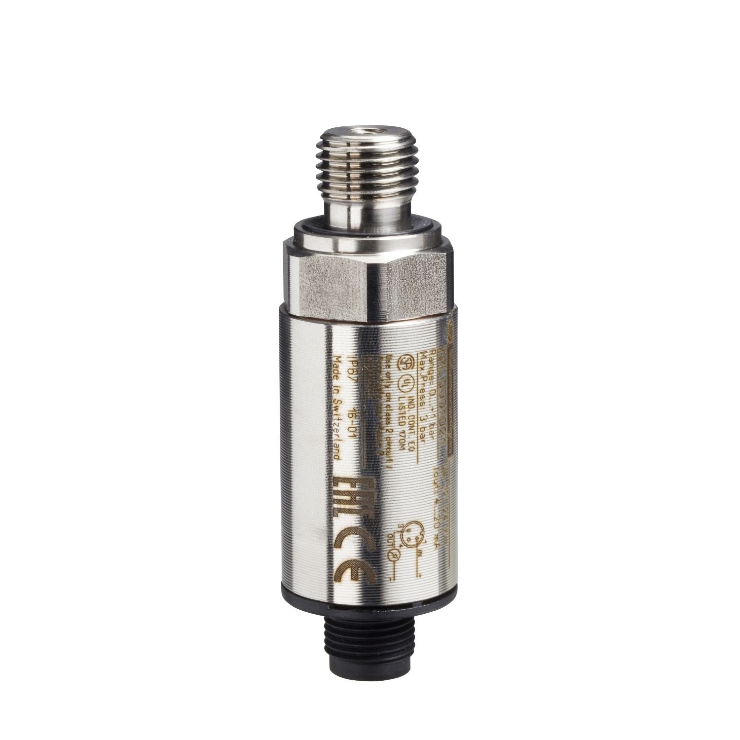 XMLG001D21 Electronic pressure sensors, Pressure sensors XM, sensor XMLG, 0...1 bar, G 1/4 A (male), 24 V, 4...20 mA, set of 1