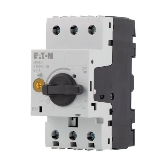 EATON 072729 PKM0-10 - Short-circuit protective breaker, Iu 10 A, Irm 155 A, Screw terminals, Also suitable for motors with efficiency class IE3.