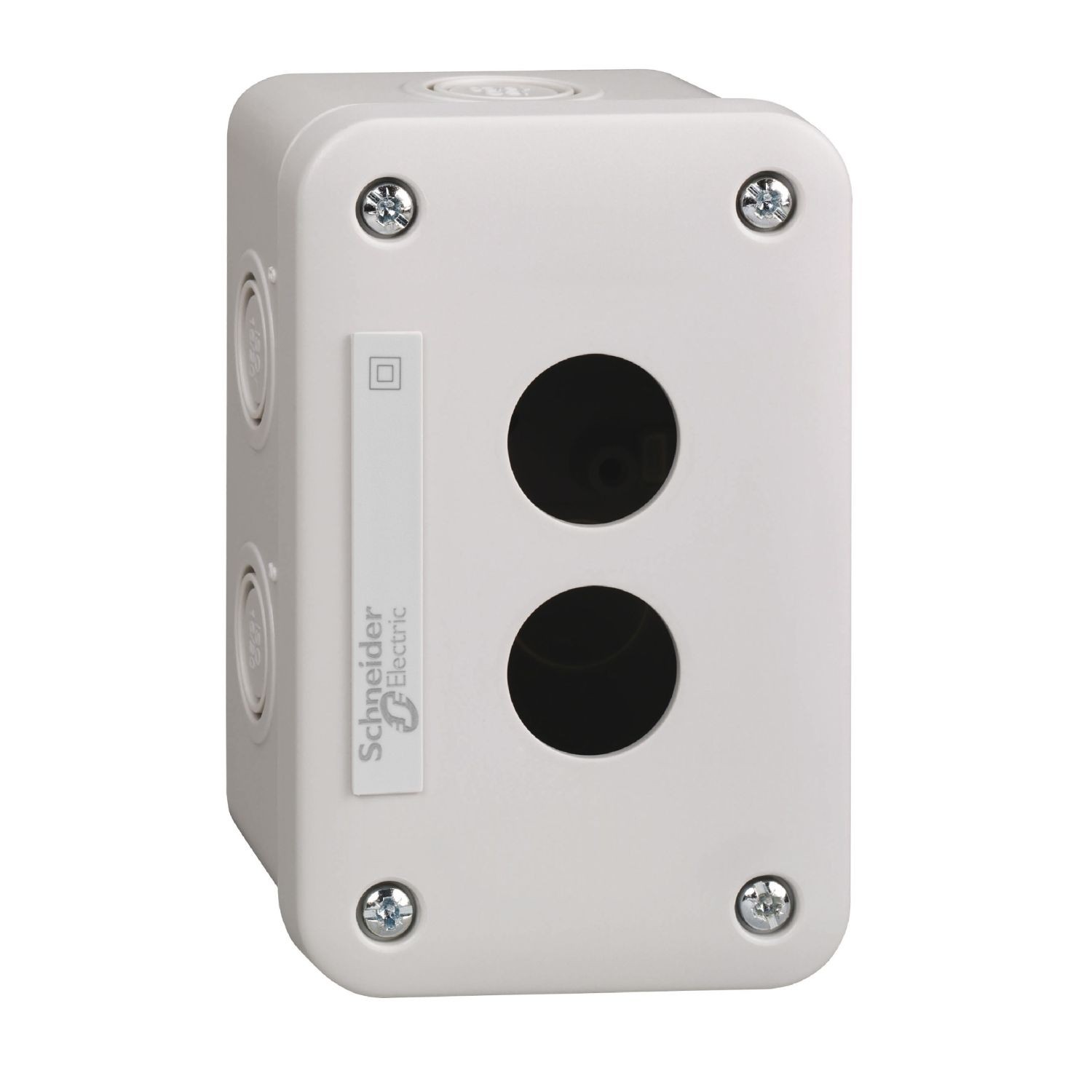 XALE2 Empty control station, Harmony XALE, plastic, light grey, 2 cut outs, for Harmony XB7
