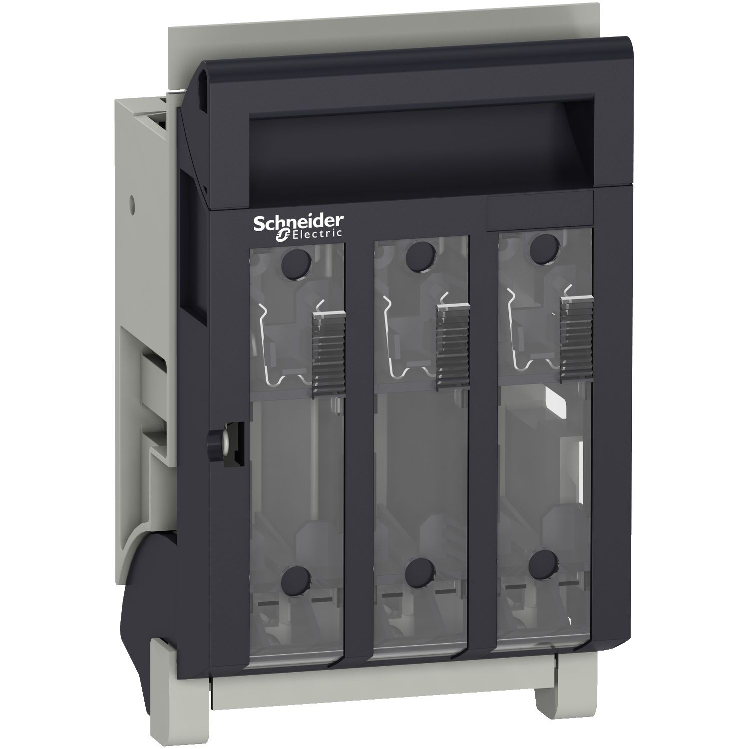 Schneider Electric LV480800 Fuse switch disconnector, FuPacT ISFT100, 100A, DIN NH000, 3 poles, backplate mounting, 1.5mm² to 50mm² cable connectors