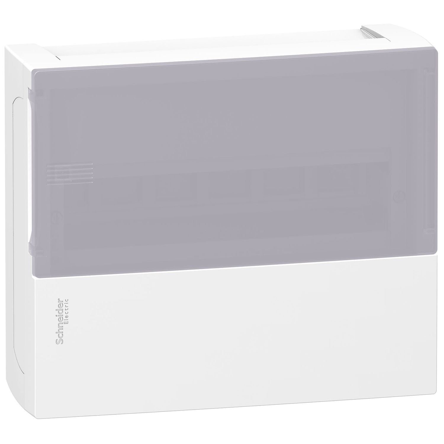 MIP10112T Enclosure, Resi9 MP, surface mounting, 1 row of 12 modules, IP40, translucid door, no terminal block