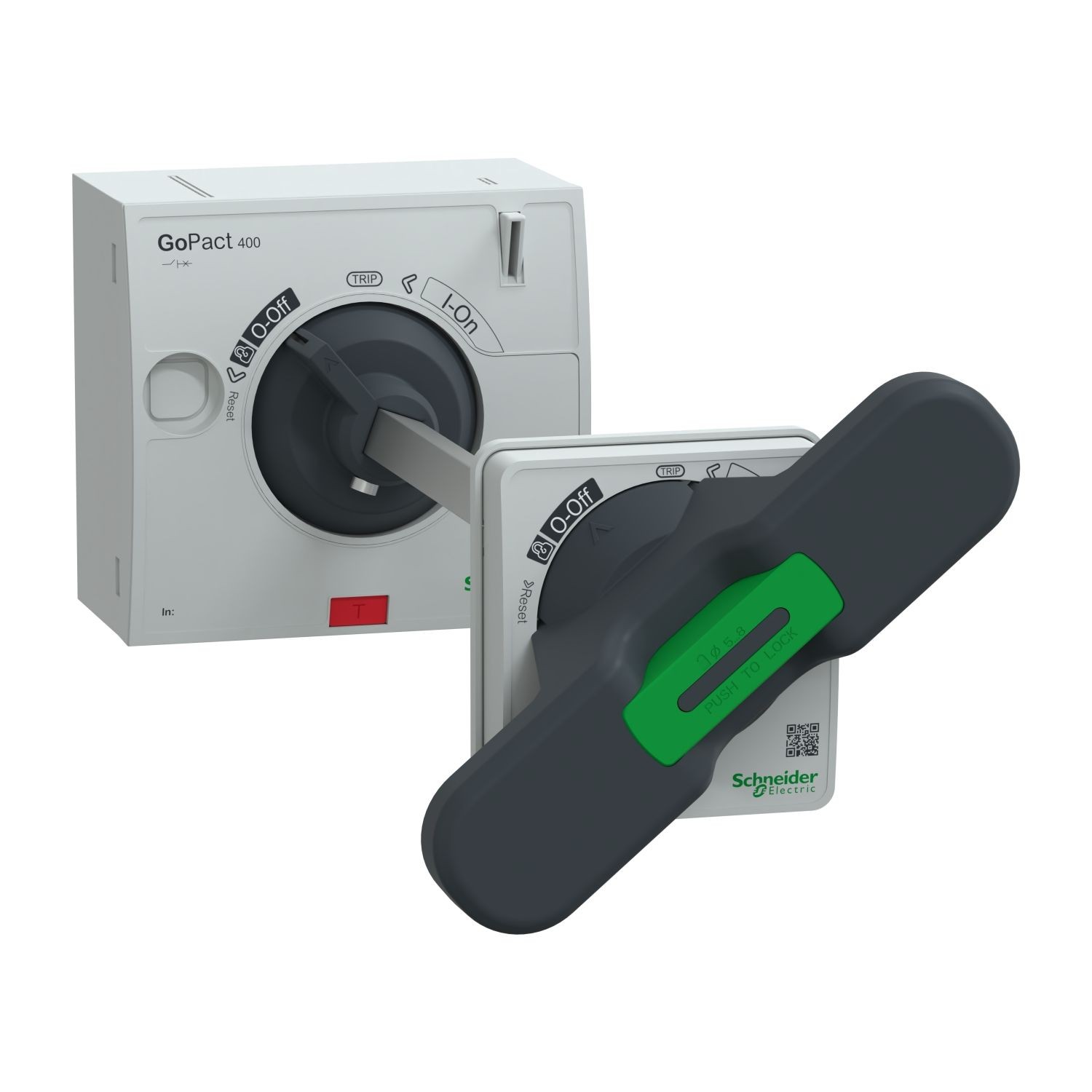 Schneider Electric G40ROTE Extended rotary handle, GoPact MCCB 400, shaft length 250mm, IP54