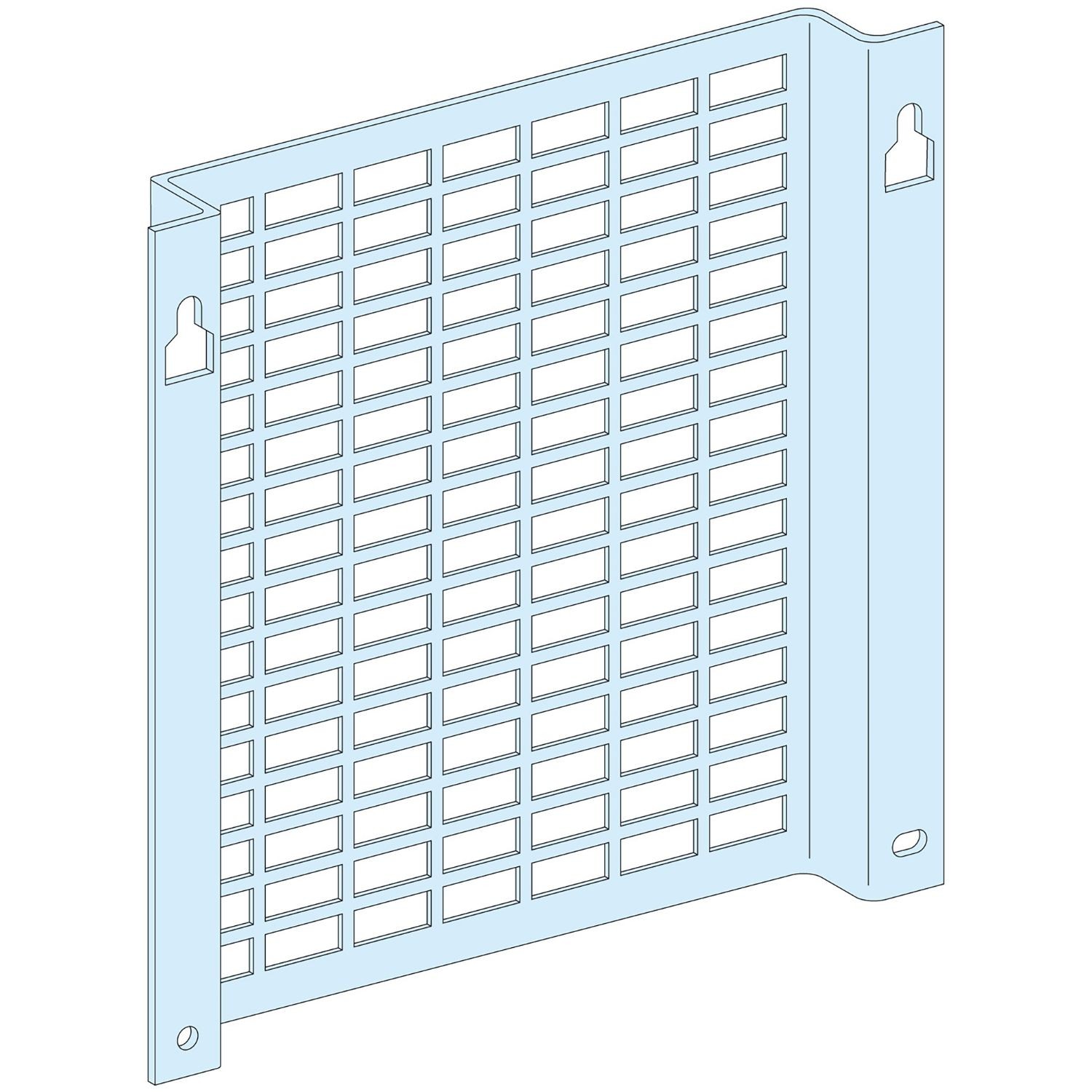 Schneider Electric 03171 RECESSED SLOTTED M.PLATE W600 4M