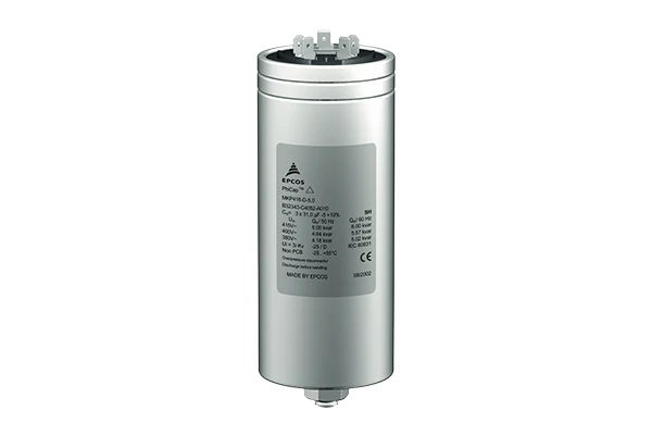 B32344E4152A000 EPCOS PhiCap 3-Phasen-Kondensatoren MKP400-D-15.0 100μF 400VAC