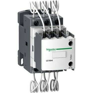 LC1DFK11M7 TeSys Deca capacitor duty contactor - 3P - 12.5 kVAR - 415 V - 220 V AC coil