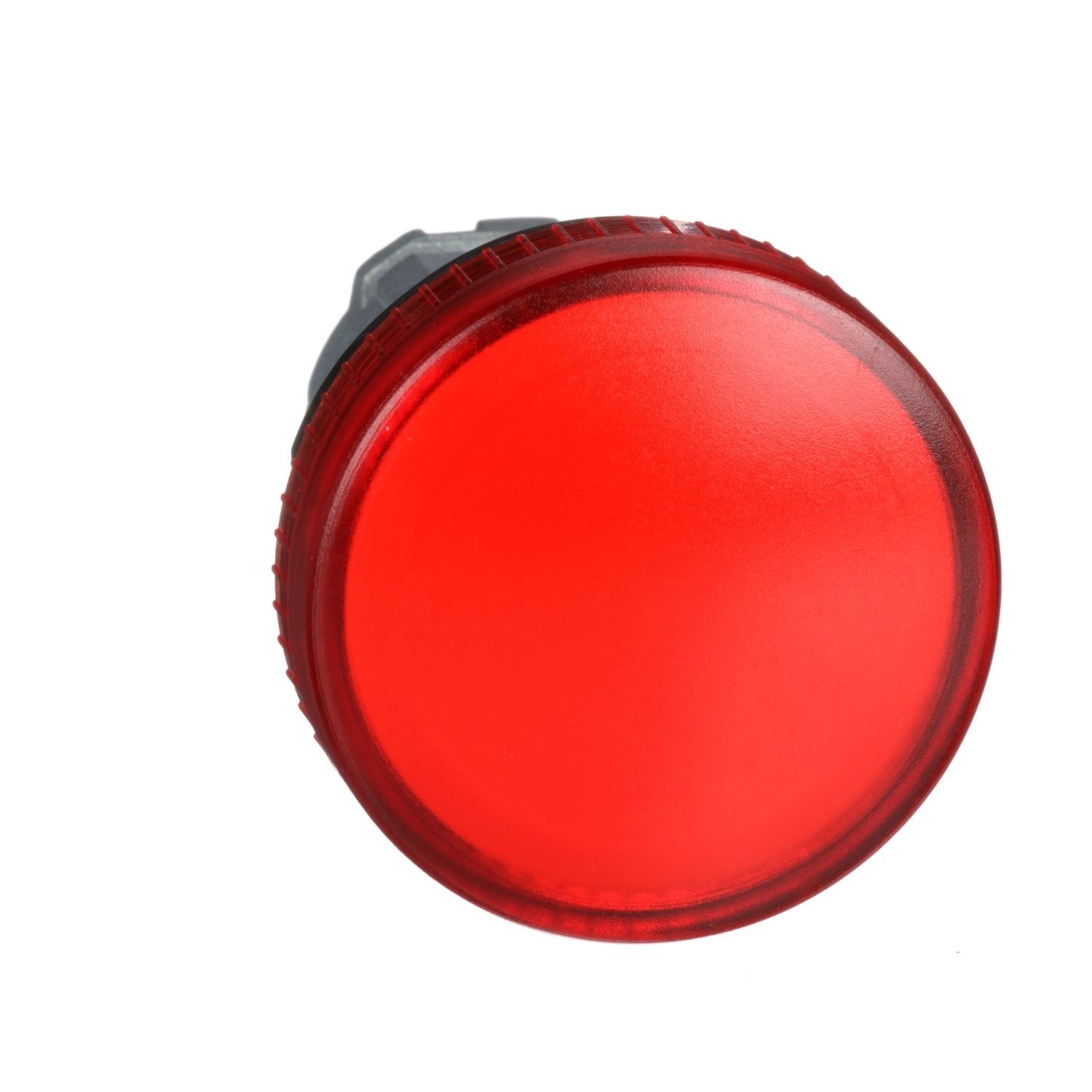 ZB4BV04 Head for pilot light, Harmony XB4, metal, red, 22mm, plain lens for BA9s bulb