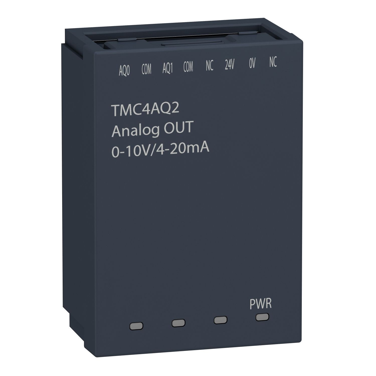 TMC4AQ2 analogue output cartridge, Modicon M241, 2 analog outputs