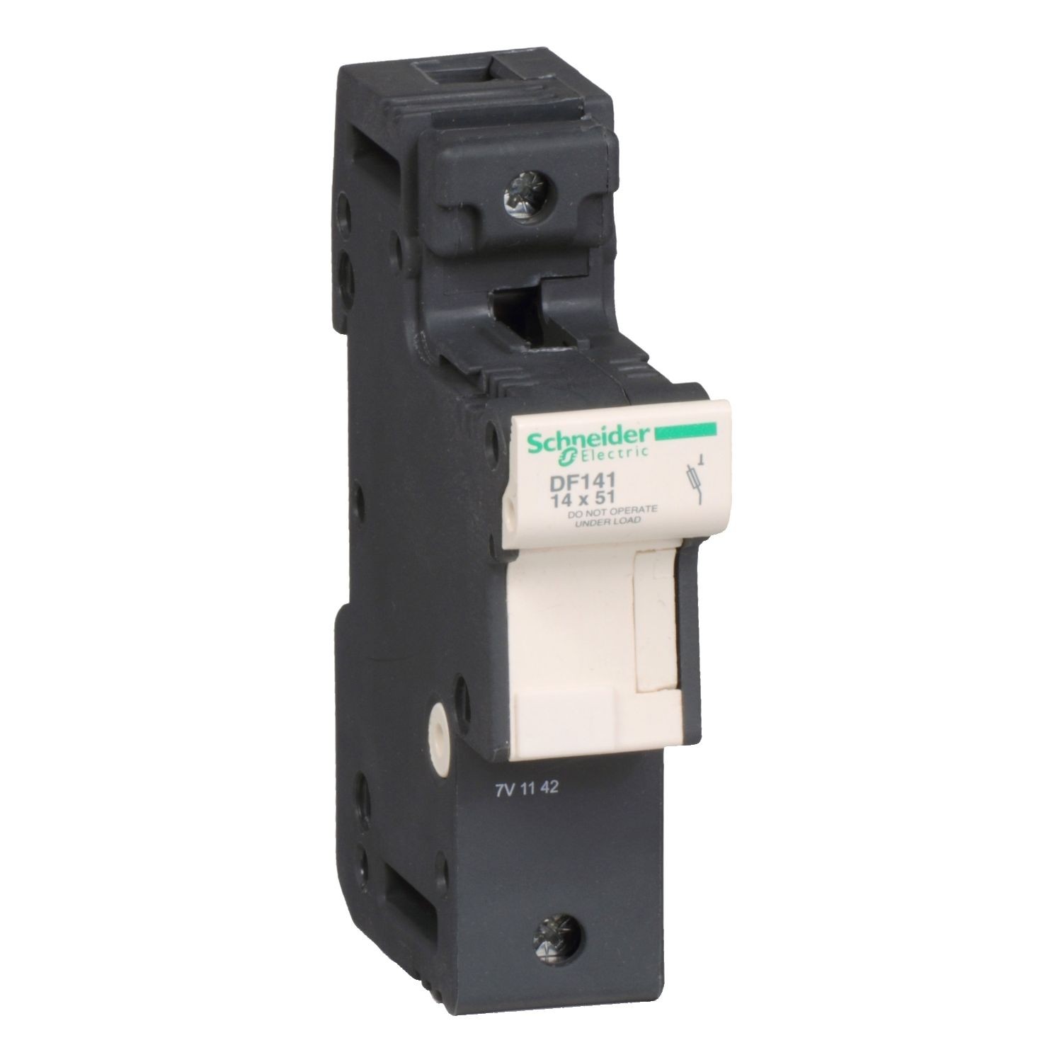 DF141 Fuse carrier, TeSys DF, 1P, 50A, 690VAC, fuse size 14x51mm