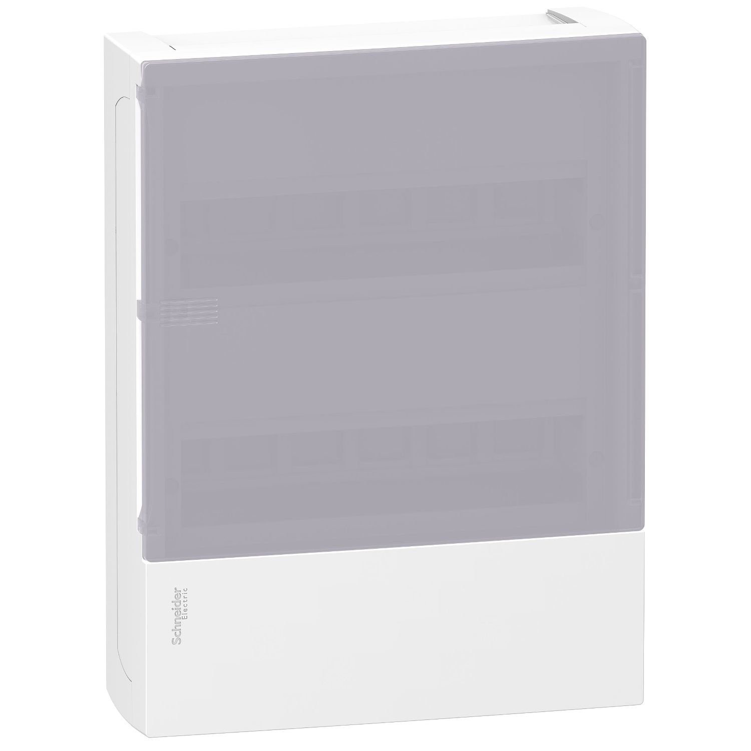 MIP10212T Enclosure, Resi9 MP, surface mounting, 2 rows of 12 modules, IP40, translucid door, no terminal block