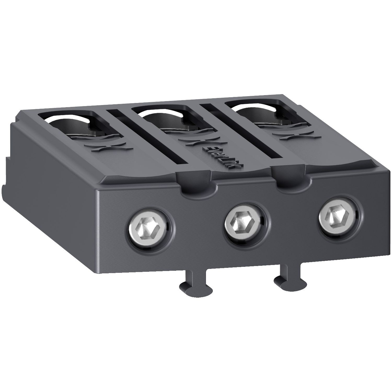 LAD96560 Terminal block, TeSys Deca, Everlink BTR screw connectors, 3P, for contactors LC1D40A-D80A