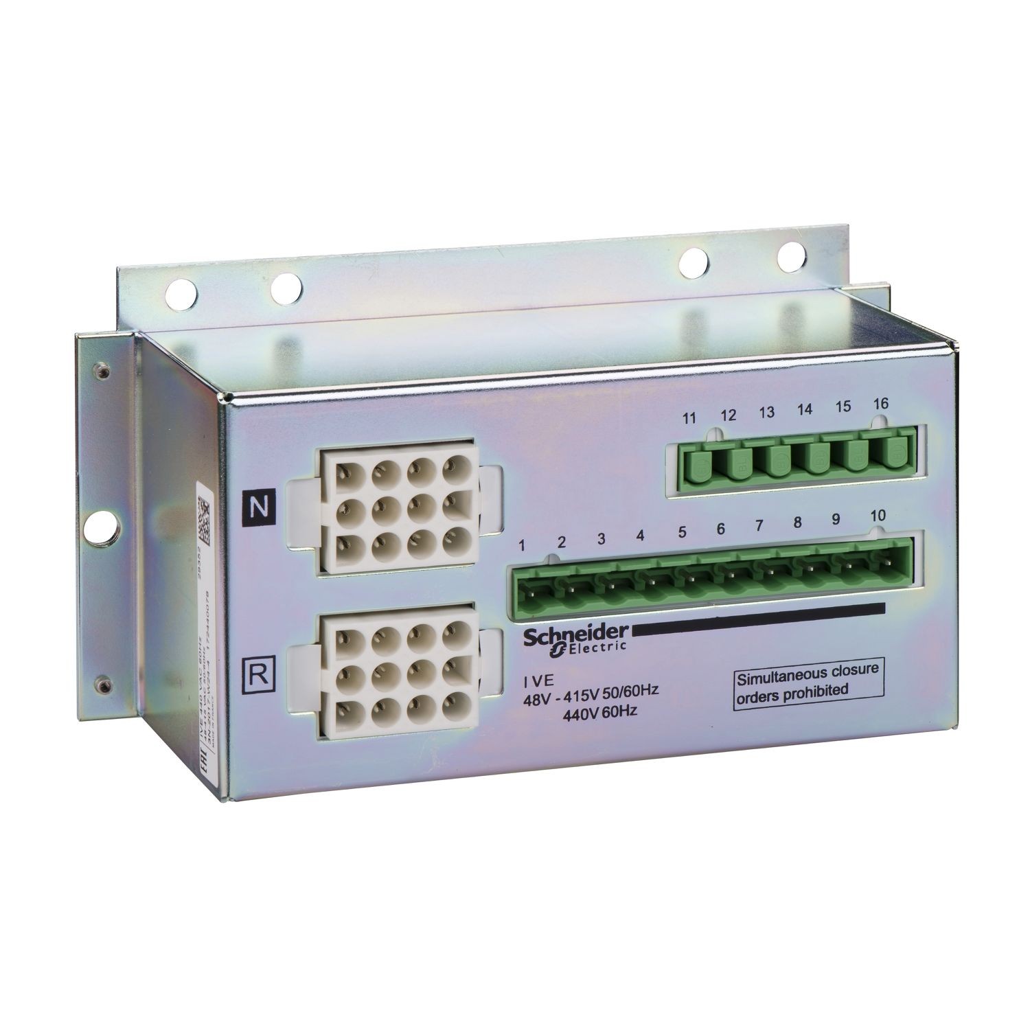 Schneider Electric 29352 electrical interlocking IVE, 48 VAC to 415 VAC 50/60 Hz, 440 VAC 60 Hz