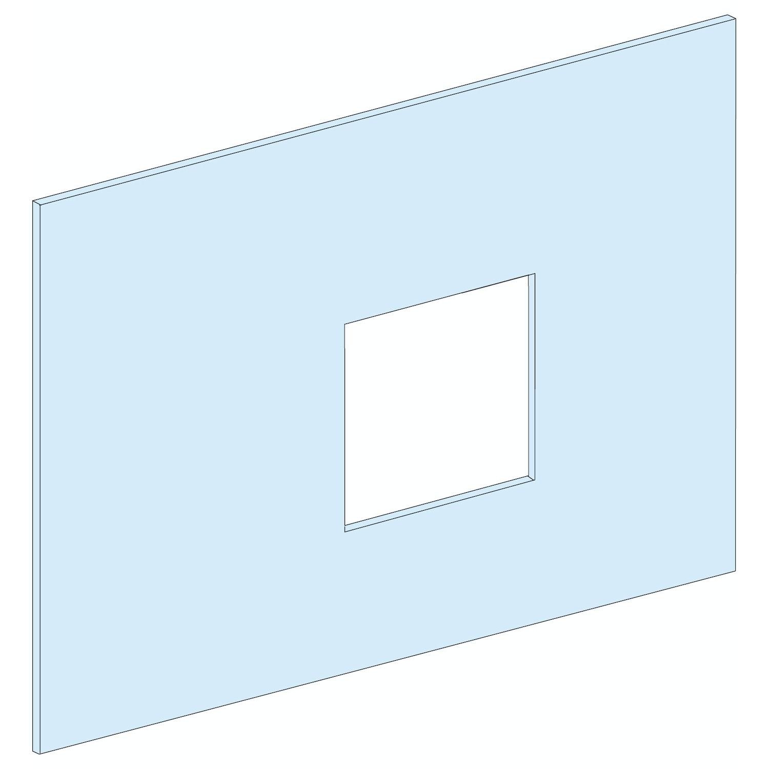 Schneider Electric 03296 FRONT PLATE NSX630 HORIZONTAL FIXED TOGGLE W600 6M