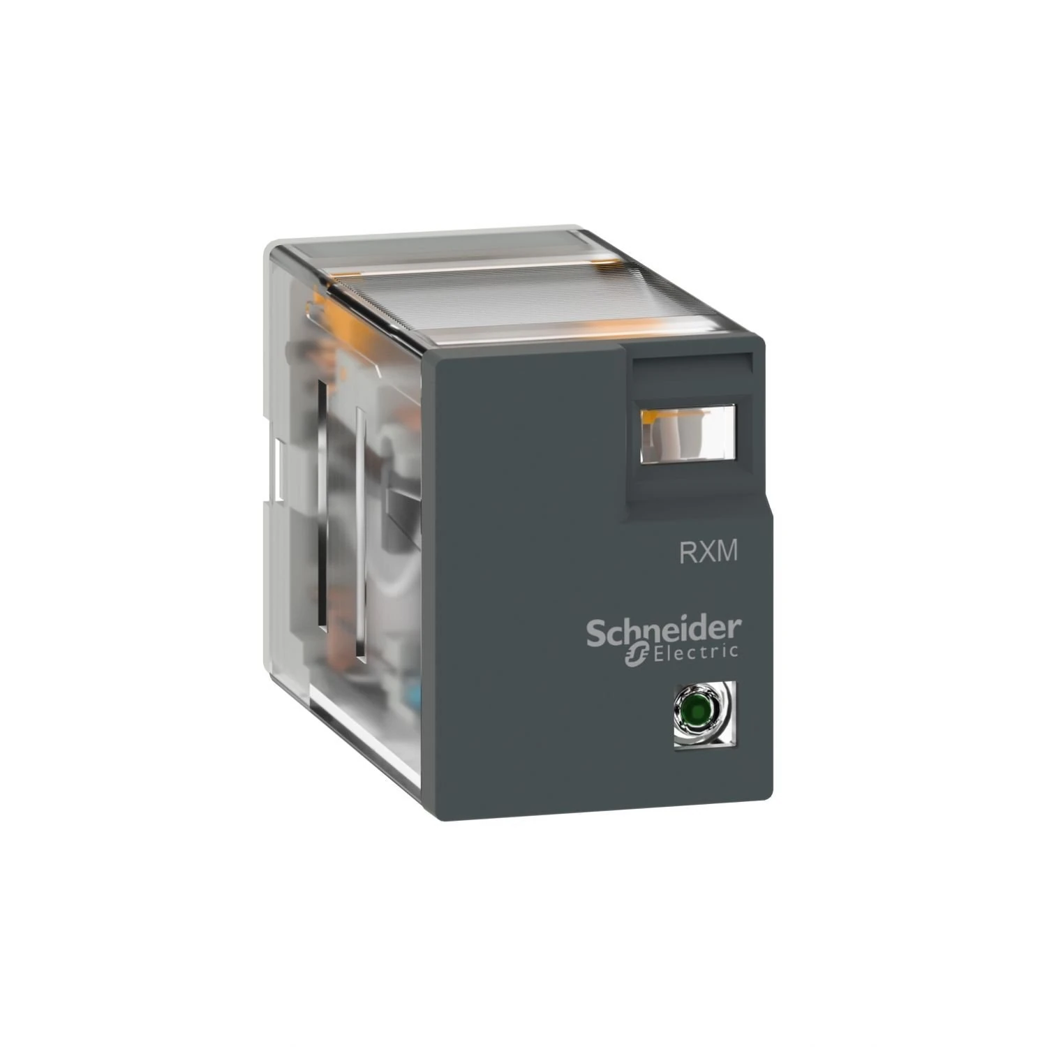 RXM2LB2BD Schneider Electric miniature, Harmony Electromechanical Relays, 5A, 2CO, with LED, 24V DC