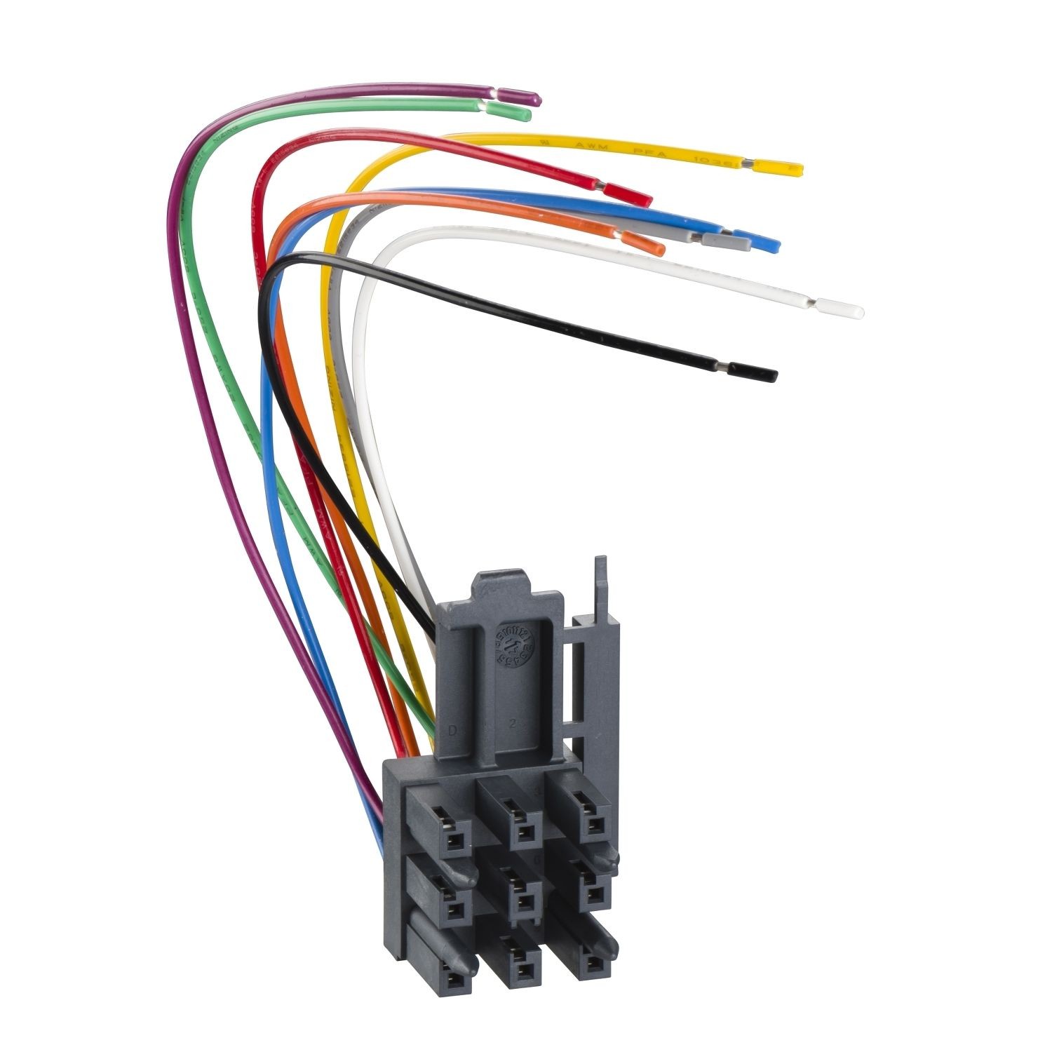 LV432523 Automatic auxiliary connector, ComPacT NSX400/630, moving part, for circuit breaker, 1 to 9 wires