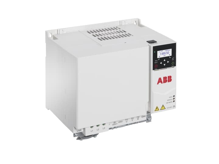 3AXD50000162192 LV AC machinery drive module, IEC: Pn 15.0 kW, 32.0 A, 400 V, UL: Pld 20.0 Hp, 27.0 A, 480 V (ACS380-040S-032A-4)