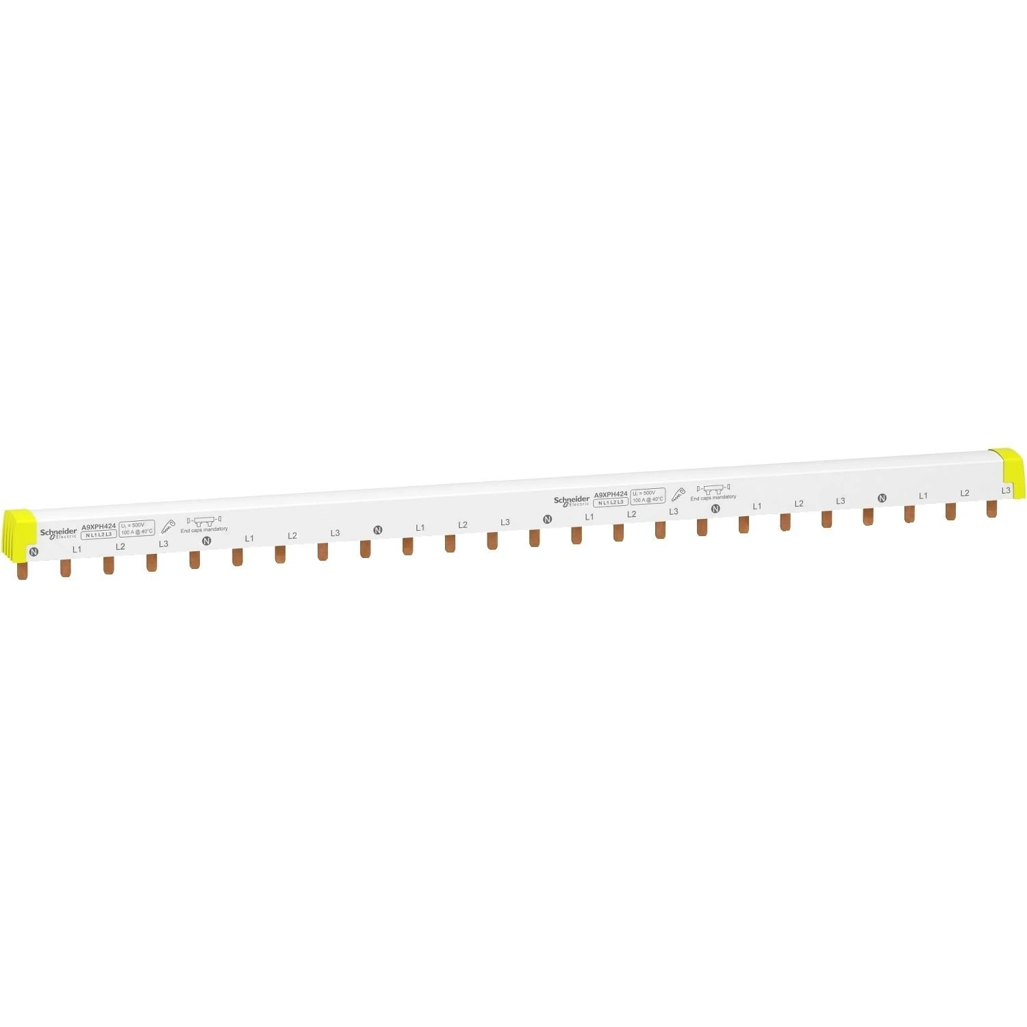 A9XPH424 Schneider Electric Acti 9 - comb busbar - 3L+N - 18 mm pitch - 24 modules - 100 A