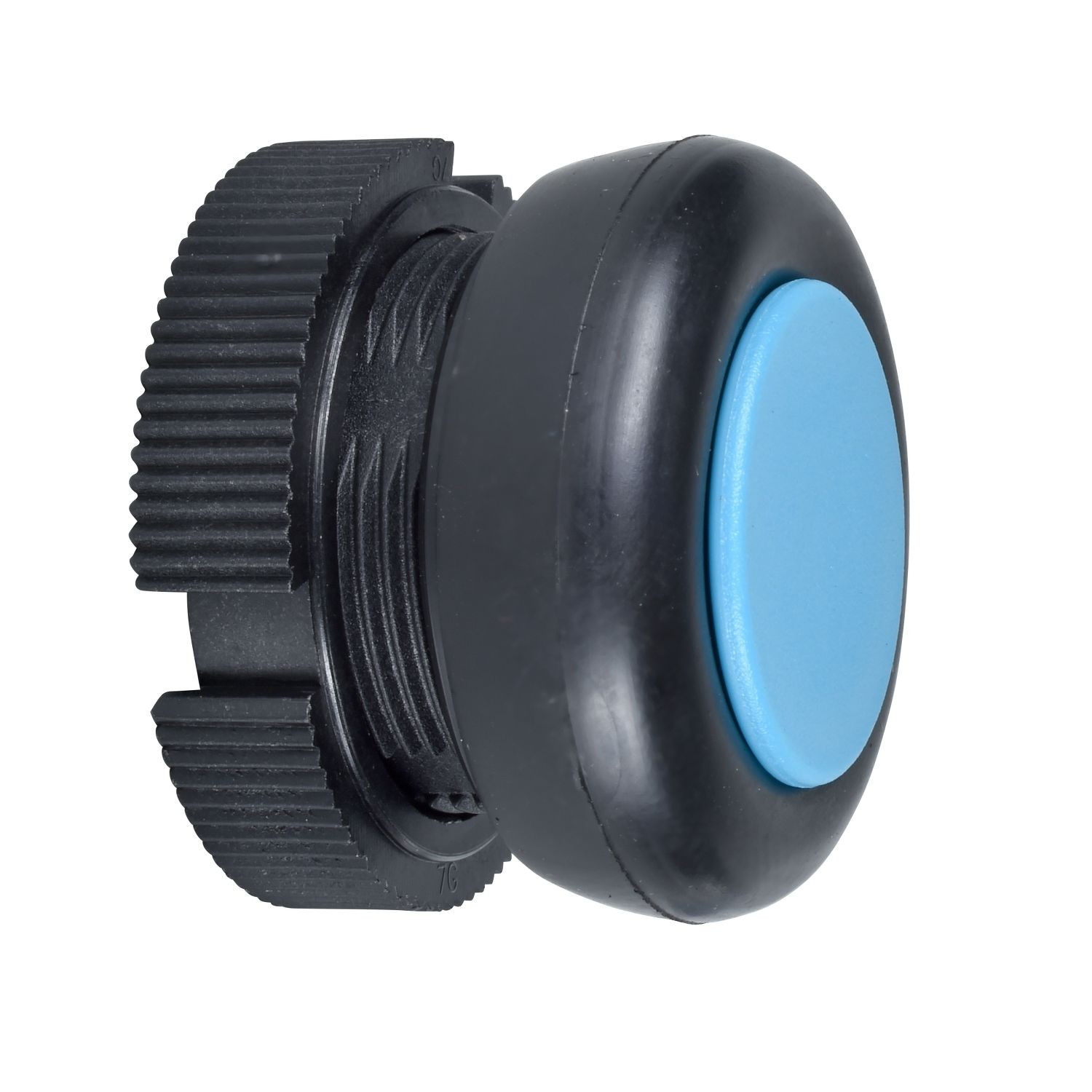 XACA9416 Head for push button, Harmony XAC, plastic, blue, booted, spring return