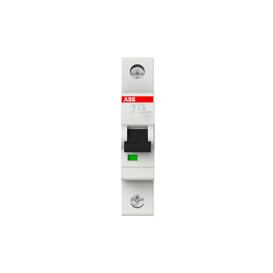 2CDS251001R0504 S201-C50 Miniature Circuit Breaker - 1P - C - 50 A