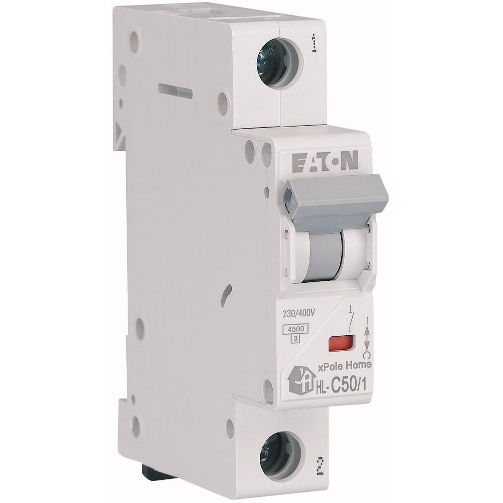 194736 HL-C50/1 - Miniature circuit breaker (MCB), 50 A, 1p, characteristic: C