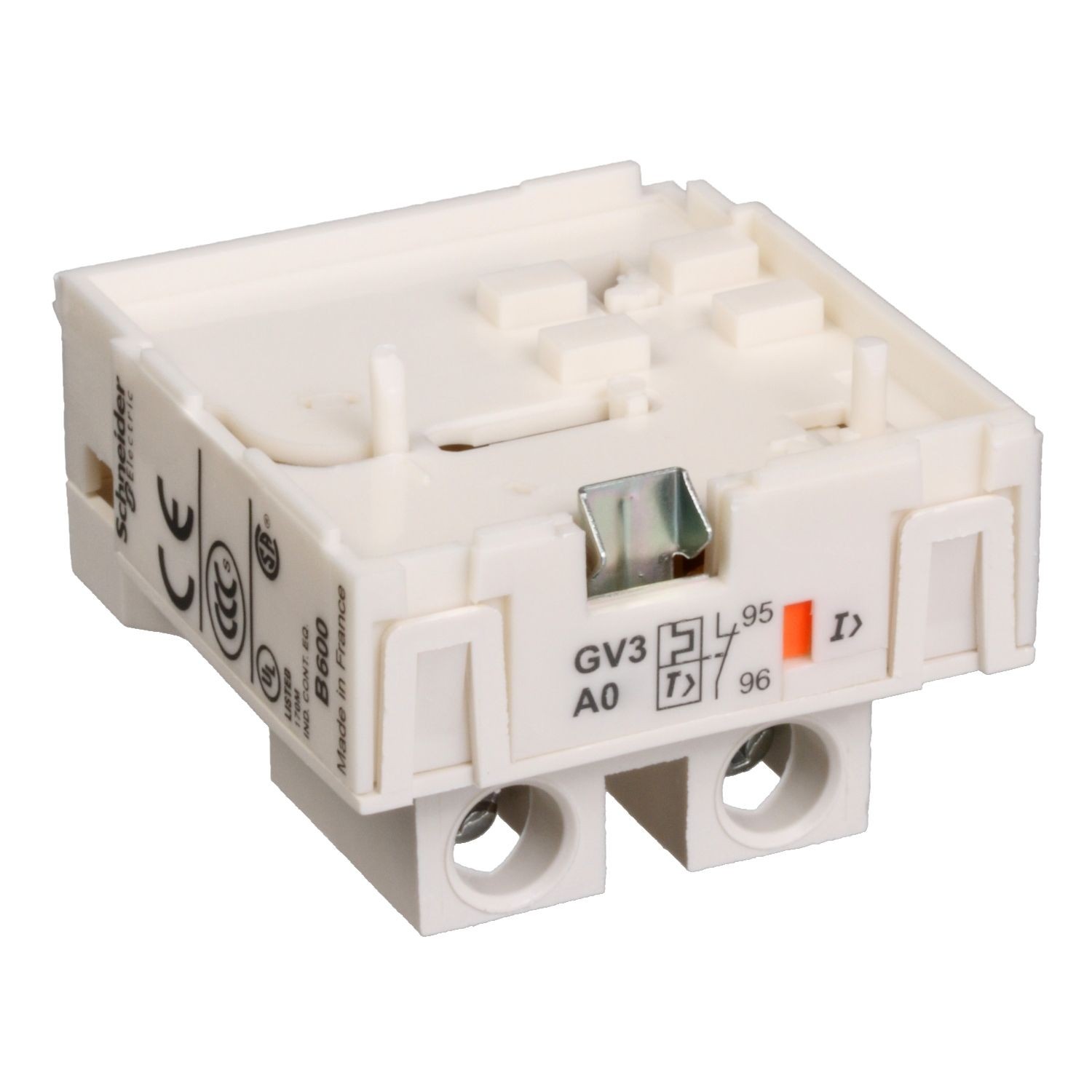 Schneider Electric GV3A08 TeSys GV3 - auxiliary contact- 1 NC early-break (fault)