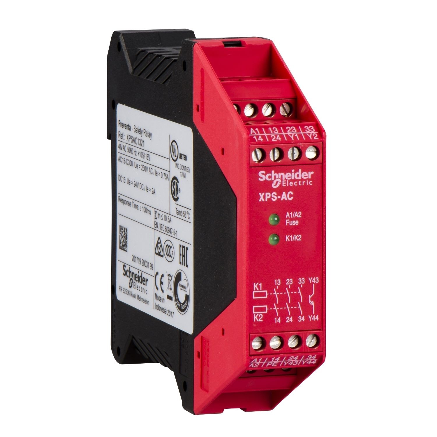 XPSAC1321 module XPSAC - Emergency stop - 48 V AC