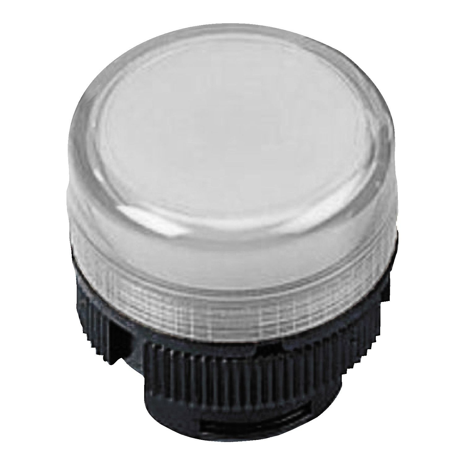 ZA2BV01 Head for pilot light, Harmony XAC, for incandescent bulb, plastic, white cap, 22mm